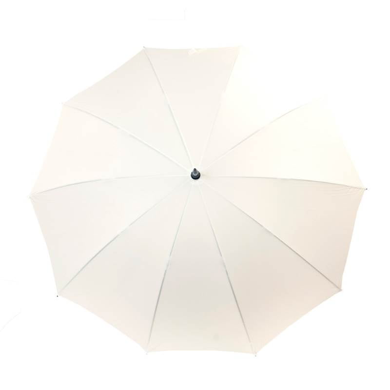 StormStar Windproof White Golf Umbrella canopy top view
