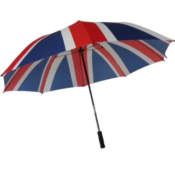Union Jack Golf Umbrella Side View