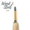 Warwick Beige Windproof Walking Umbrella infographic on Wood and Steel Tip