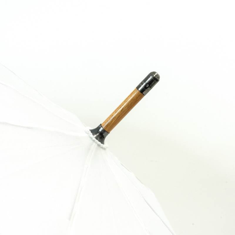 Warwick White Windproof Walking Umbrella tip