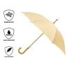 Beige Warwick Umbrella Features Infographic
