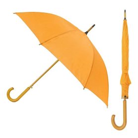Mustard wood stick umbrella