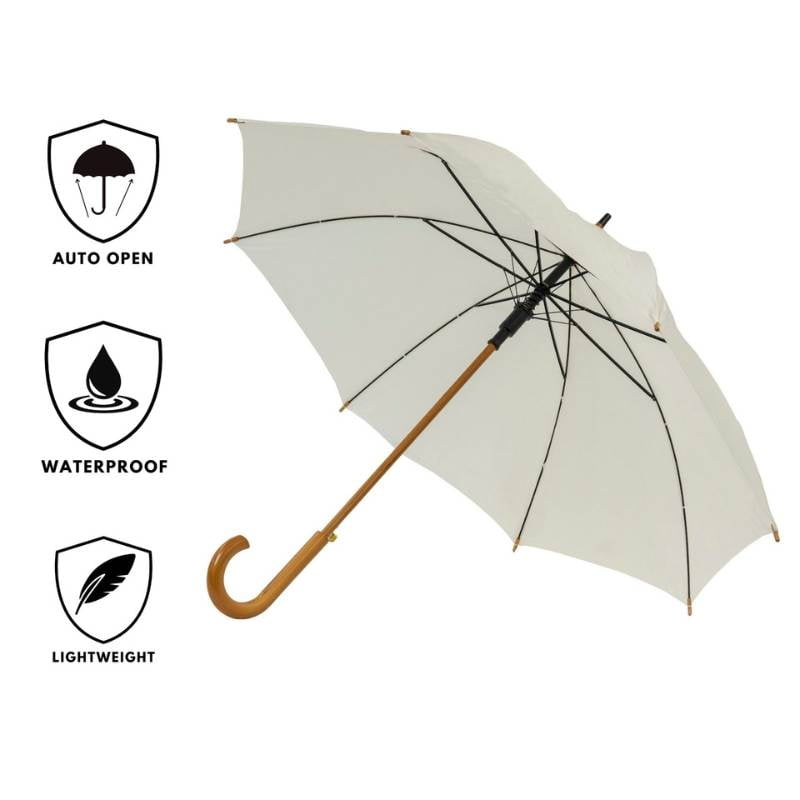 Ivory Woodstick Umbrella infographic