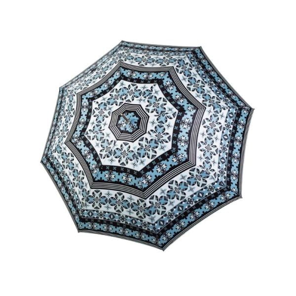 Blue Murcia Design 1 Umbrella Opened Canopy