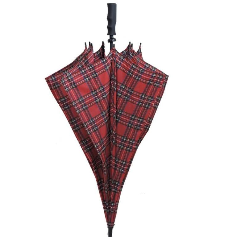 Campbell Faded Tartan Crest Umbrella main image 1