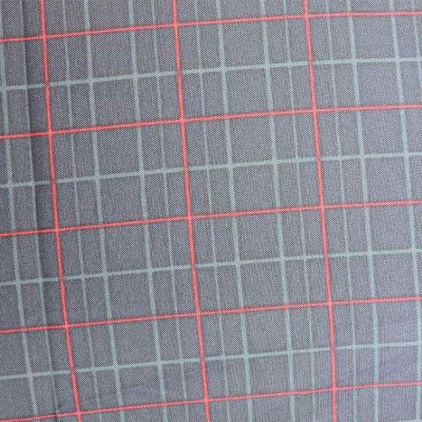 Close Up Of Red Grid Design