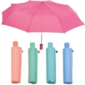 Automatic folding zipped sleeve umbrella