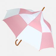 Big Top Pink White Promotional Pagoda Umbrella
