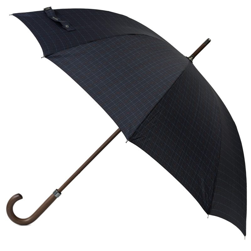 Mens pinstripe stick umbrella