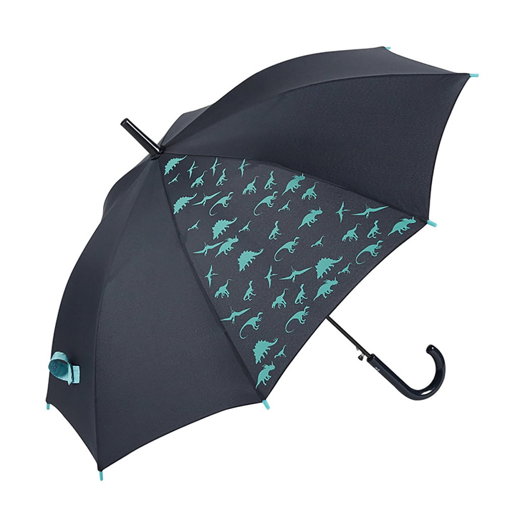 DINOSAUR Kids Automatic Umbrella – Blue