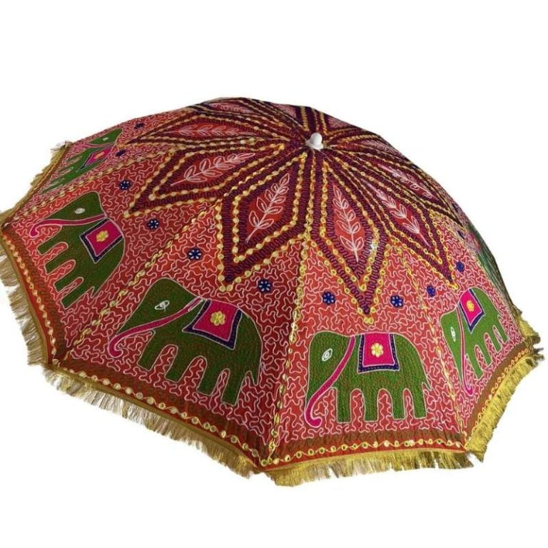 Indian Garden Umbrellas and handcrafted Boho Parasols