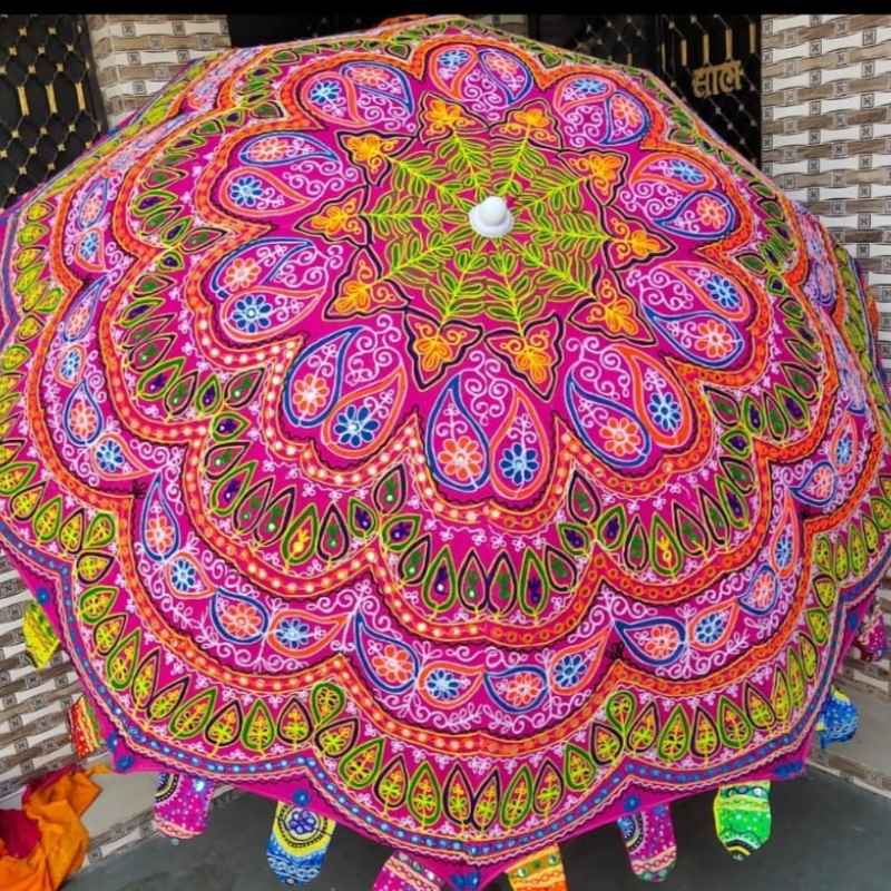 Indian Garden Umbrella Design 4