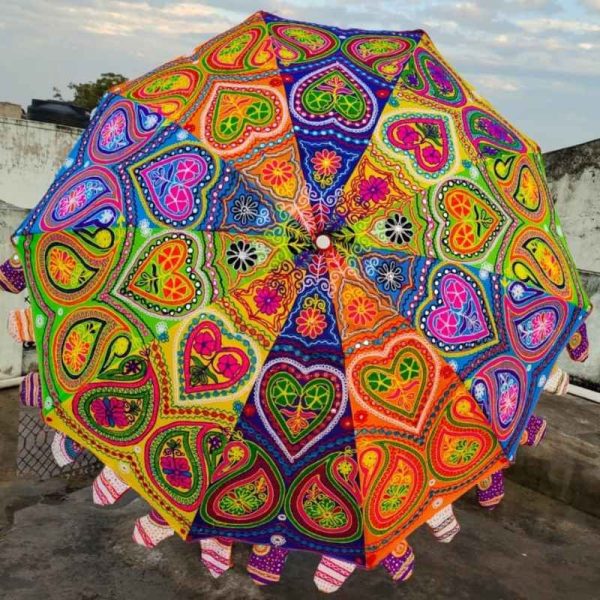 Indian Garden Umbrella Design 8