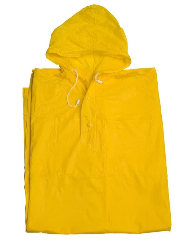 Yellow Rain Poncho For Festivals - Umbrella Heaven