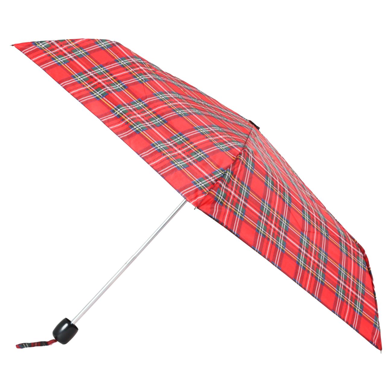 Red Tartan Walking Umbrella