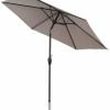 3m crank and tilt aluminium parasol