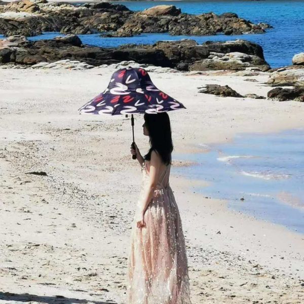 Hat Uv Umbrella With Model