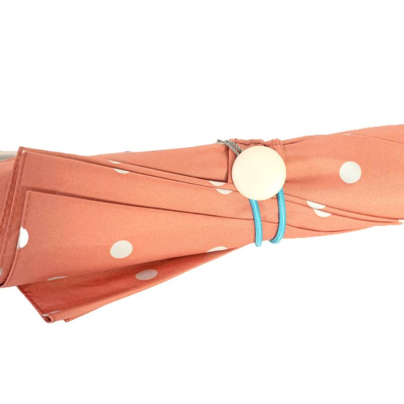 Ezpeleta Ladies UV Protective Walking Umbrella close-up of tie wrap closure