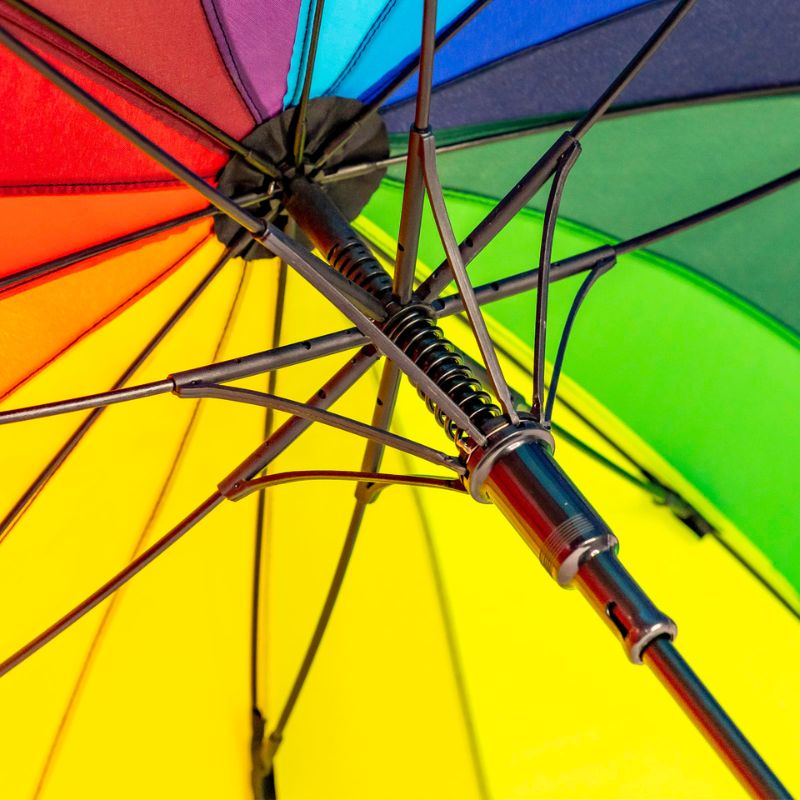 Rainbow umbrella frame