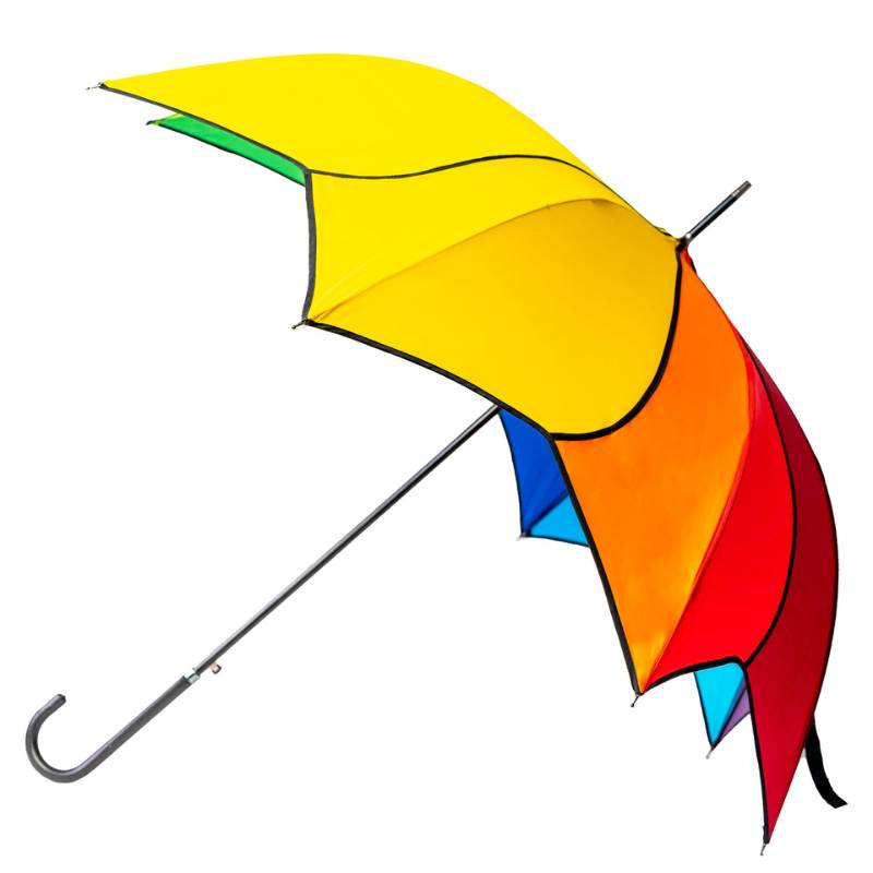 Rainbow Petal swirl Umbrella