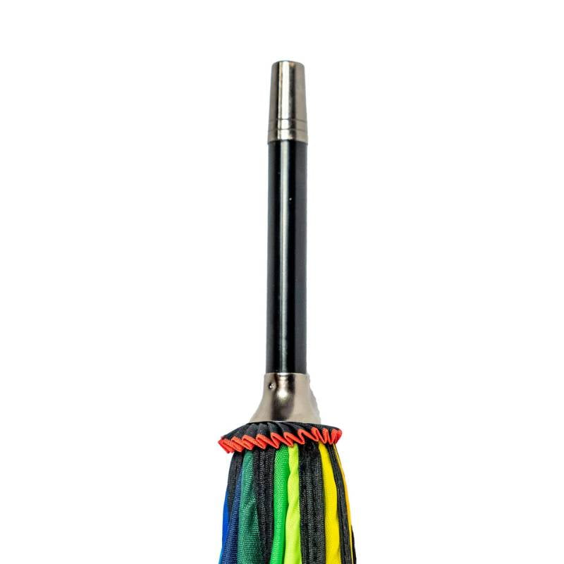 Rainbow Horizontal Striped Umbrella - spike