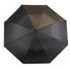canopy of black and brown Ezpeleta 2 Color Automatic Folding Golf Umbrella XXL