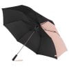 Black and Pink Ezpeleta 2 Color Automatic Folding Golf Umbrella XXL underside