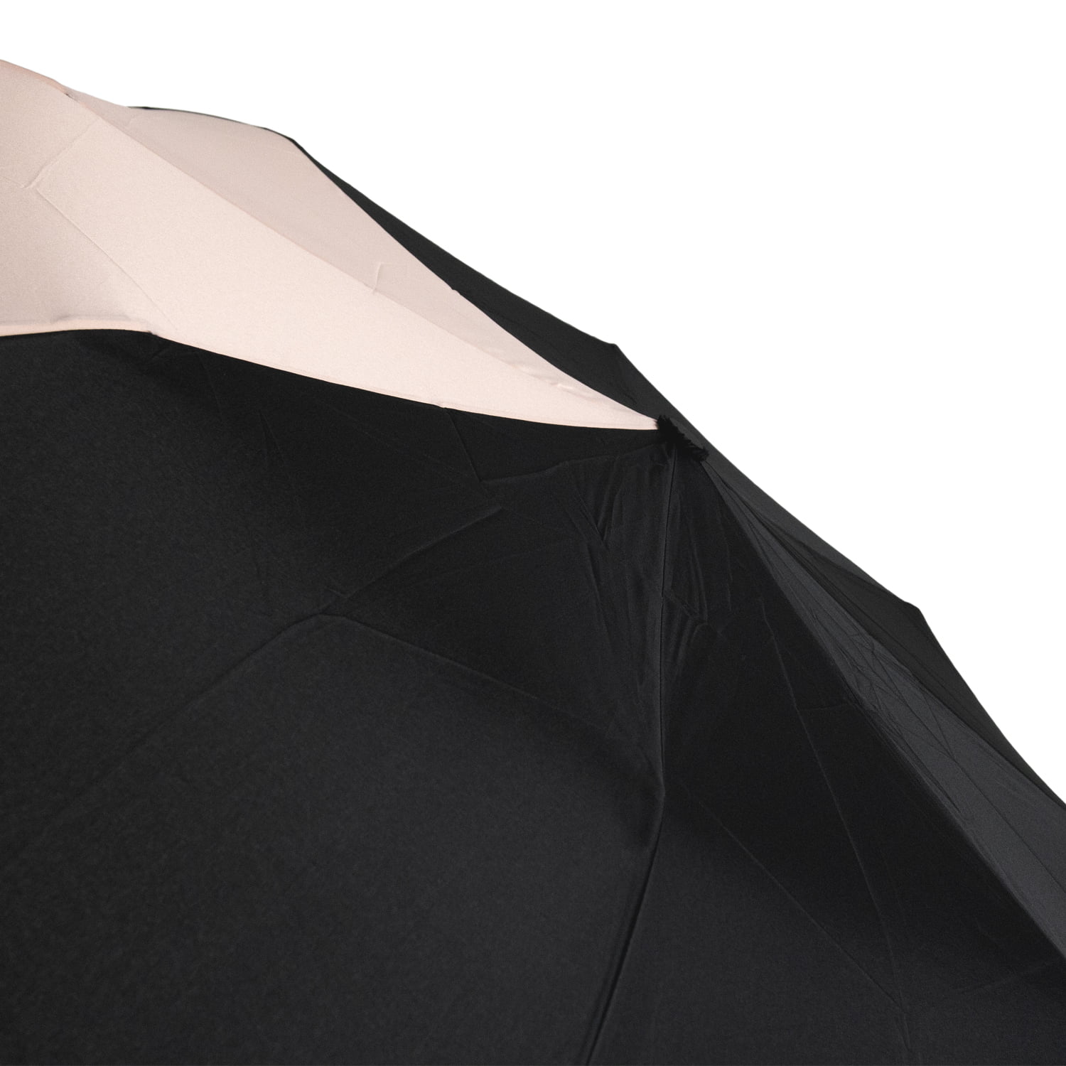 canopy of black and pink Ezpeleta 2 Color Automatic Folding Golf Umbrella XXL
