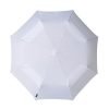 White ECO Compact Folding Umbrella canopy