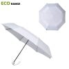 White ECO Compact Folding Umbrella infographic
