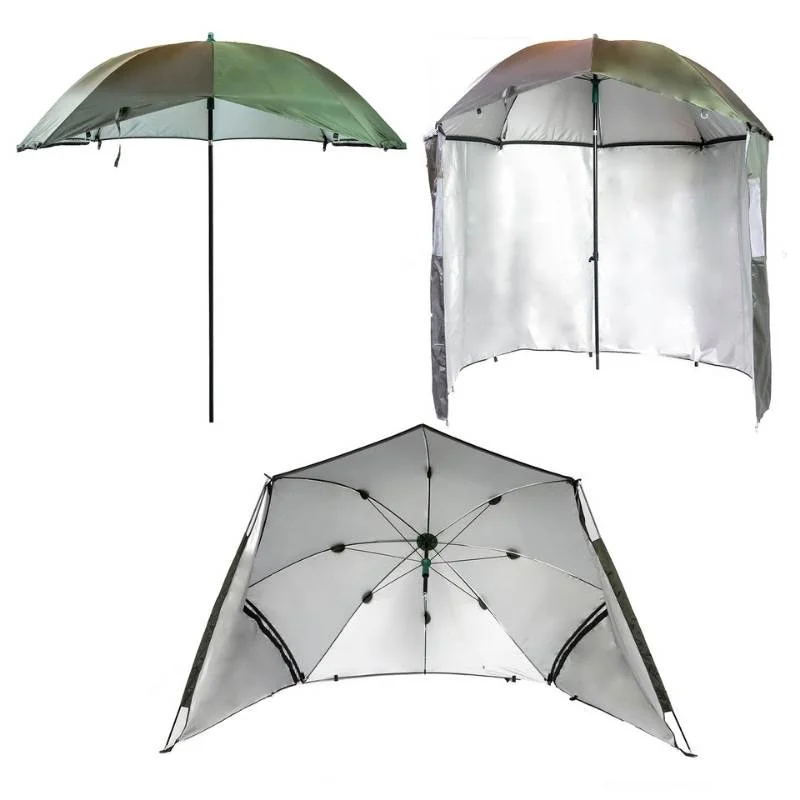 The 3-in-1 UV Umbrella Bivvy Shelter - 3 UV Fishing Umbrellas in 1