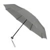 Grey vented compact umbrella open, vented