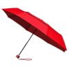 Red ECO Compact Folding Umbrella viewed from side