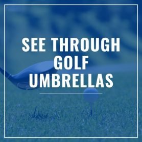 See Through Clear Golf Umbrellas