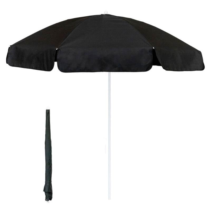 2-meter garden parasol - black