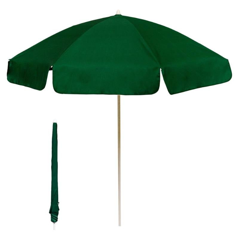 Green 2m garden parasol composite image