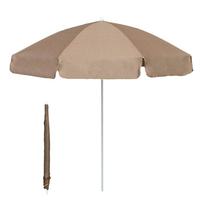 taupe 2m garden parasol