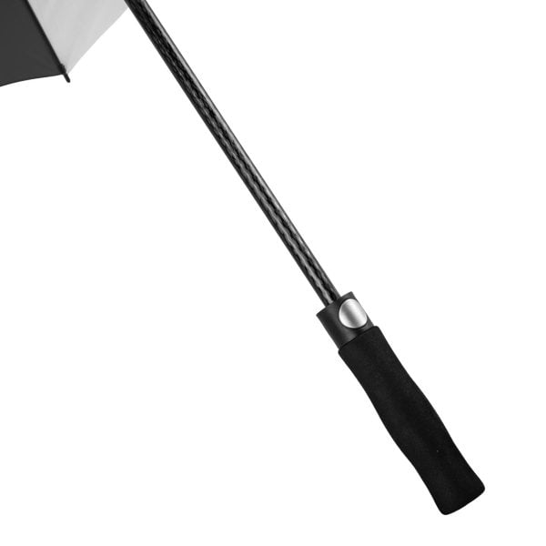 Handle Of Premium Black &Amp; White Golf Umbrella - Vented - Windproof - Auto-Open
