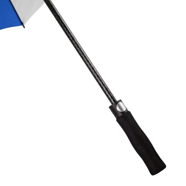Handle And Shaft Of Premium Blue &Amp; White Golf Umbrella - Vented - Windproof - Auto-Open