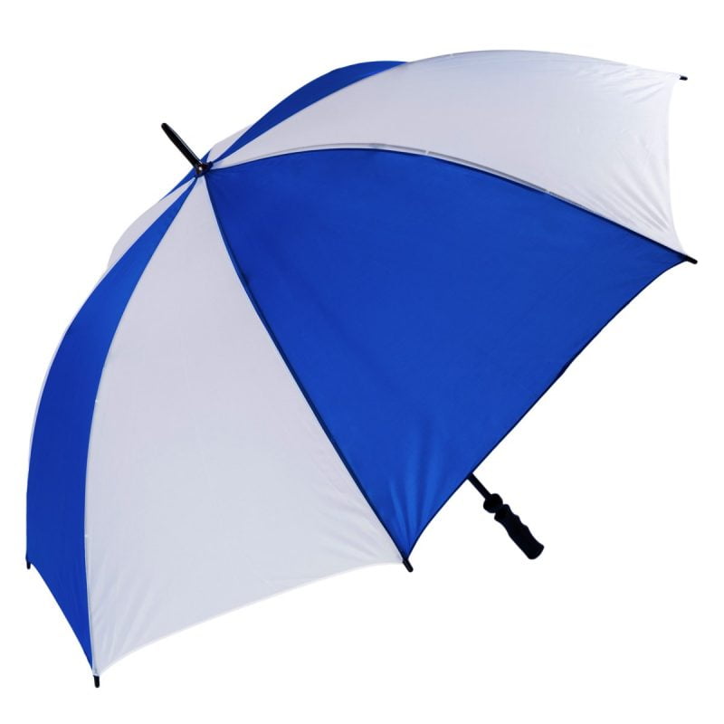 Windproof Royal Blue & White Golf Umbrella
