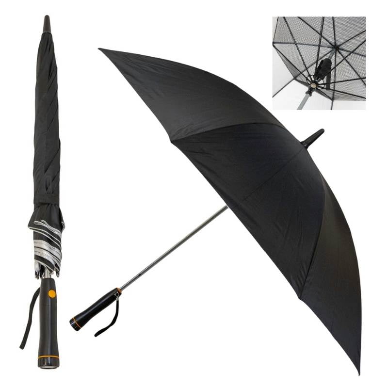 Black Electric Fan Umbrella