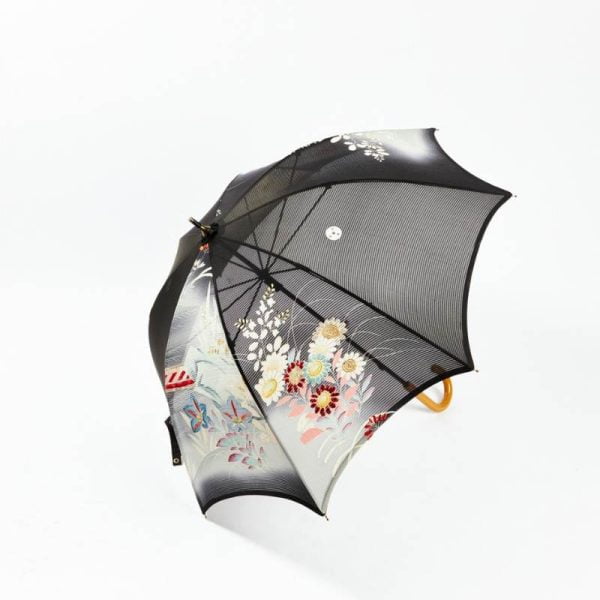 Japanese Kimono Kishoku Umbrella Design Panels