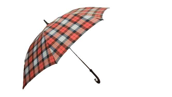 Giant Tartan Walking Umbrella