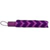 Purple compact umbrella closed with sleeve
