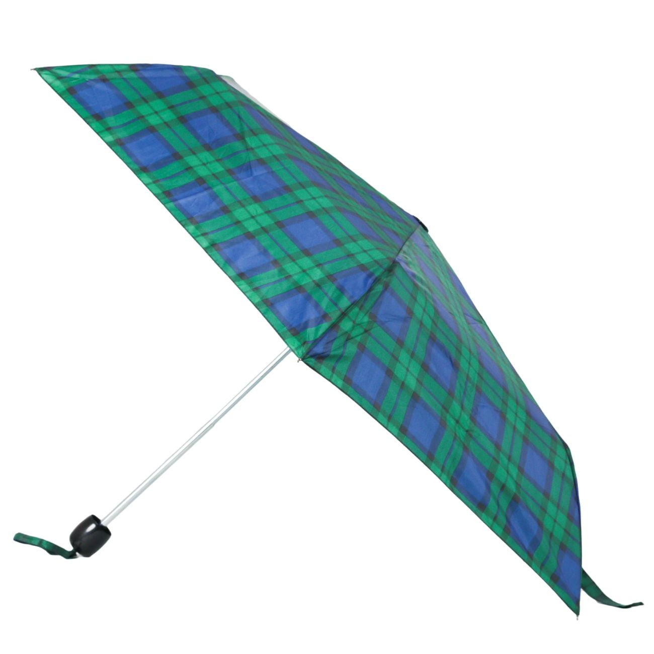 Green Tartan Walking Umbrella
