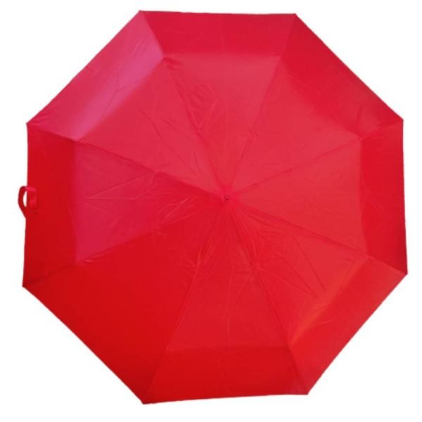 Budget Compact Umbrella Available In 3 Colours: Oil Blue, Red Or Purple/Violet.