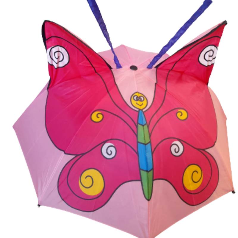 butterfly umbrella - child's butterfly umbrella with pop-up wings
