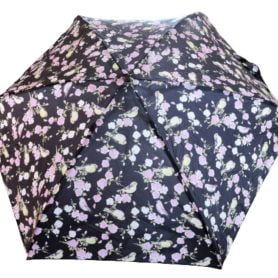 Floral compact umbrella by Fulton - flat, pocket-sized - on special offer