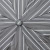 Pinstripe compact umbrella canopy close-up