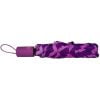 Purple Patterned Compact Umbrella closed without sleeve